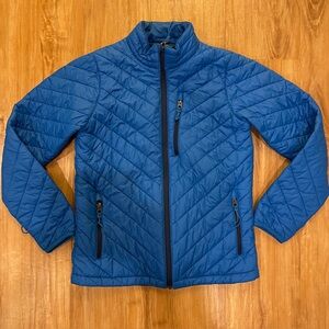 LL Bean Quilted Children’s Puffer Jacket, 14-16, Royal Blue